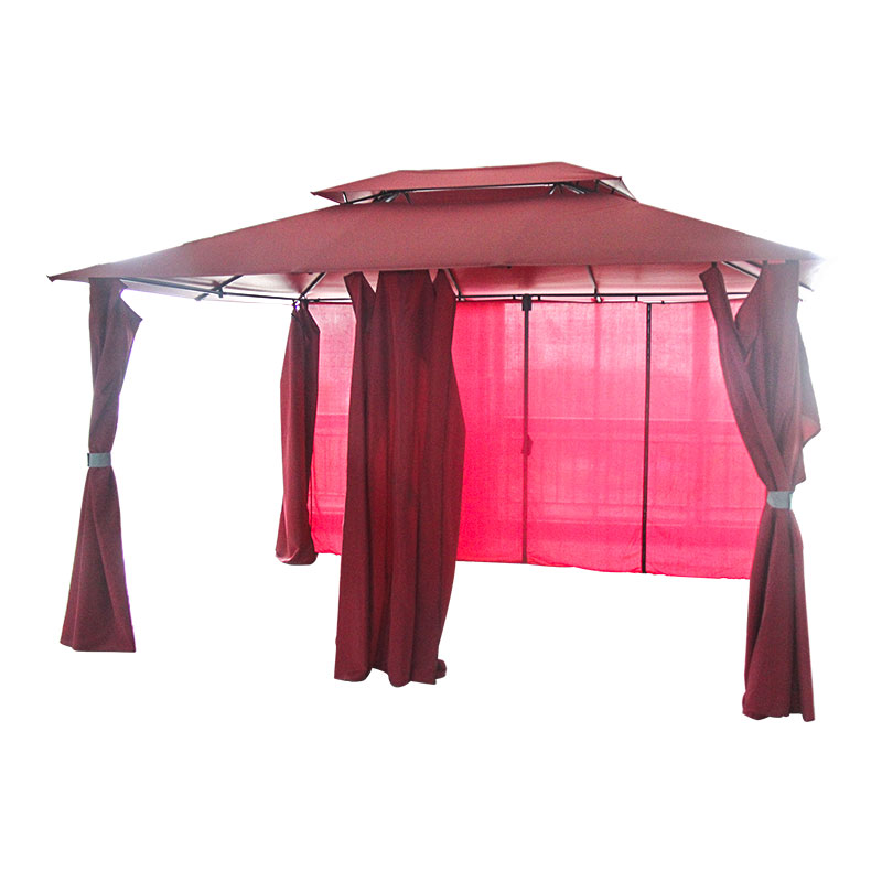 Gazebo Tent Outdoor Pop-up Gazebo Cauvet Shelter avec moustique Netting