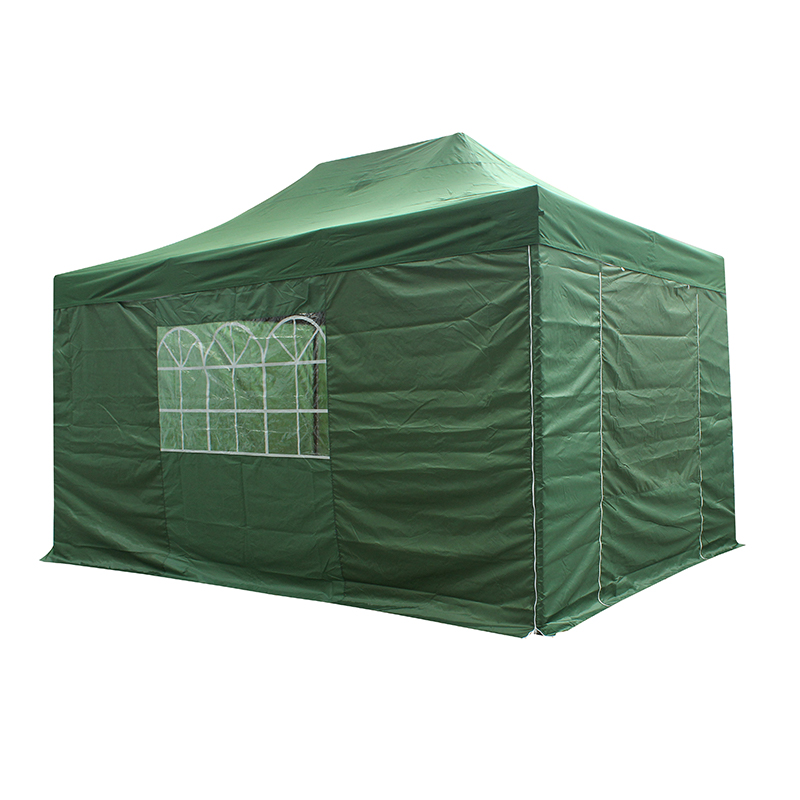Gazébo à canopée pliant extérieur 3x4,5 m