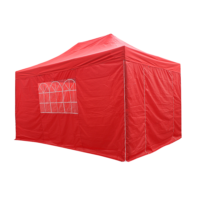 Gazébo à canopée pliant extérieur 3x4,5 m