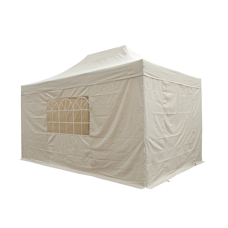 Gazébo à canopée pliant extérieur 3x4,5 m