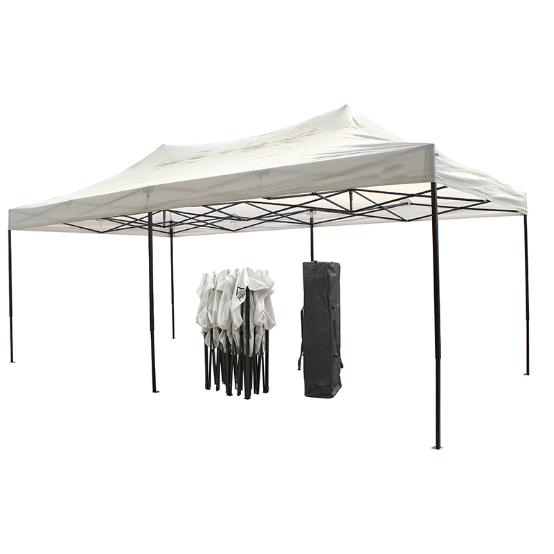 Gazébo à canopée pliante de 3x6m extérieur