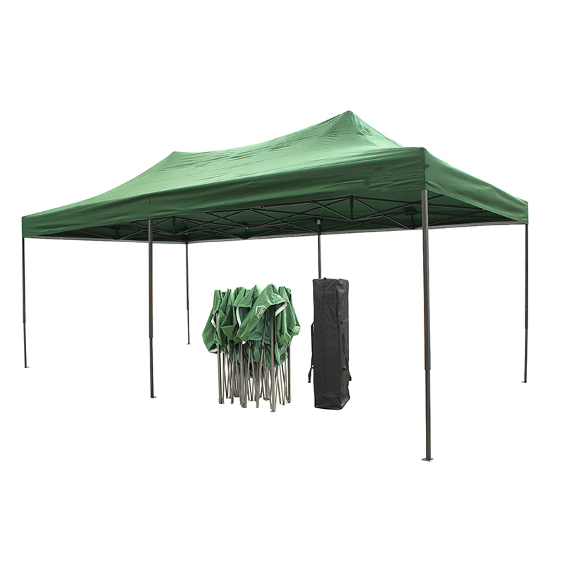 Gazébo à canopée pliante de 3x6m extérieur