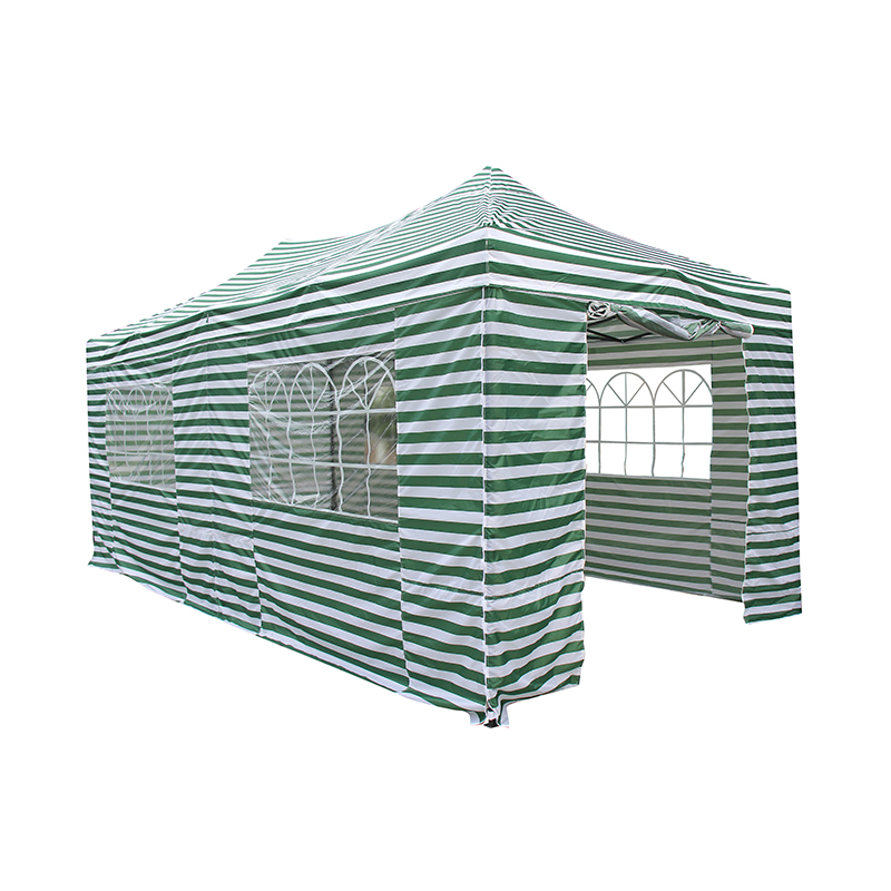 Gazébo à canopée pliante de 3x6m extérieur