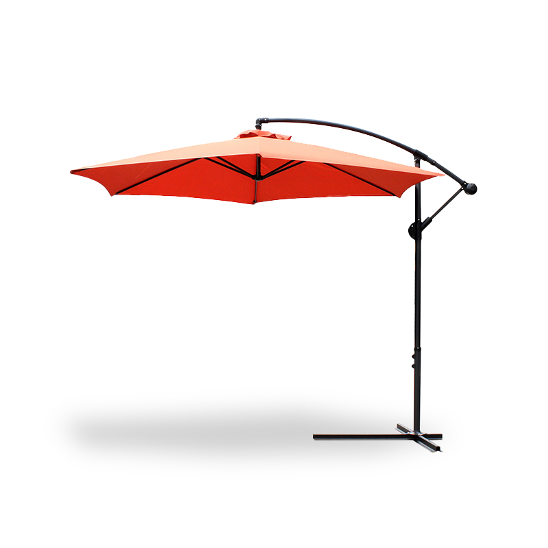 Hanging Umbrella Patio Sun Shade Offset Outdoor Market W / Cross Base